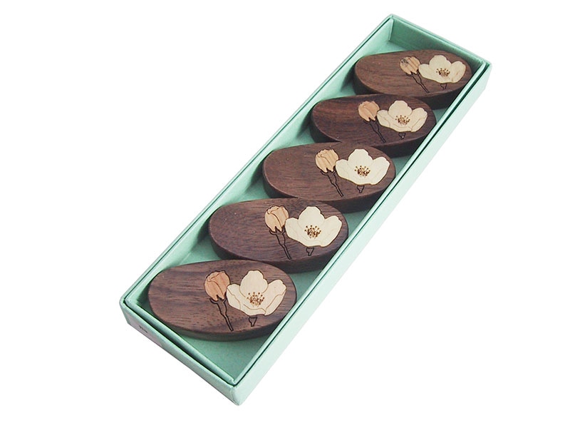 木象嵌 箸置き | 箸・箸箱・箸置き | 寄木細工専門店 箱根丸山物産