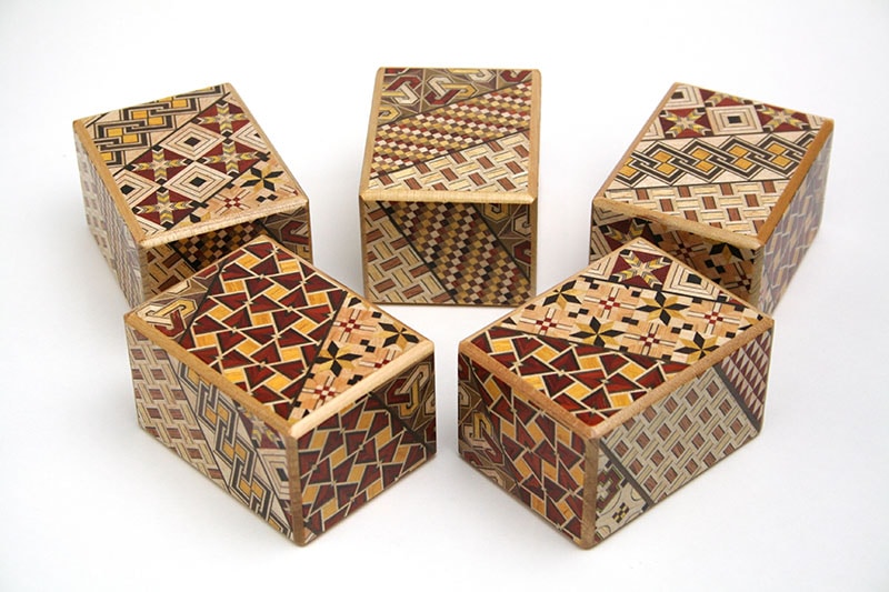 秘密箱7回仕掛け 2．8寸 | 秘密箱 | 寄木細工専門店 箱根丸山物産