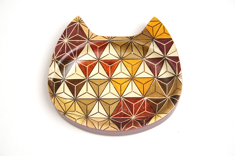 てんぱるこ　猫柄半幅帯+寄木細工菓子器セット てんぱるこ 猫柄半幅帯+寄木細工菓子器セット 楽天市場】半幅帯