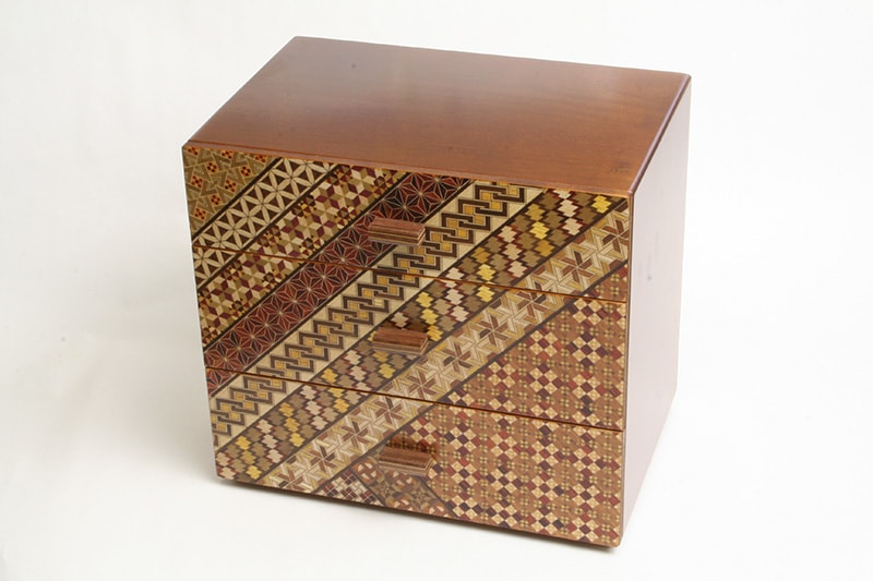 三つ引き箪笥 | 小引き出し | 寄木細工専門店 箱根丸山物産