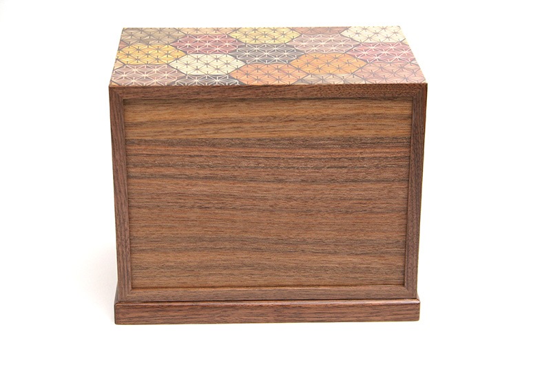 7寸三ッ引き出し（亀甲） | 小引き出し | 寄木細工専門店 箱根丸山物産