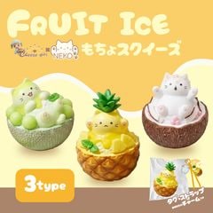 チーズガールxNEKOフルーツ氷もちょスクイーズ