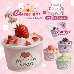 チーズガールxNEKOカップアイスもちょスクイーズ