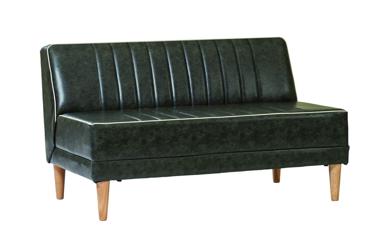 LDソファ RUSO ベンチ カラー：BK/脚：NTL (受注生産品