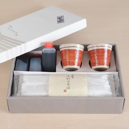 【贈答用】そば6名様分 そばちょこ2個セット(冷蔵)