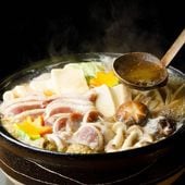 そば屋の近江鴨しゃぶ鍋（そば鍋・２～３人前、冷凍）