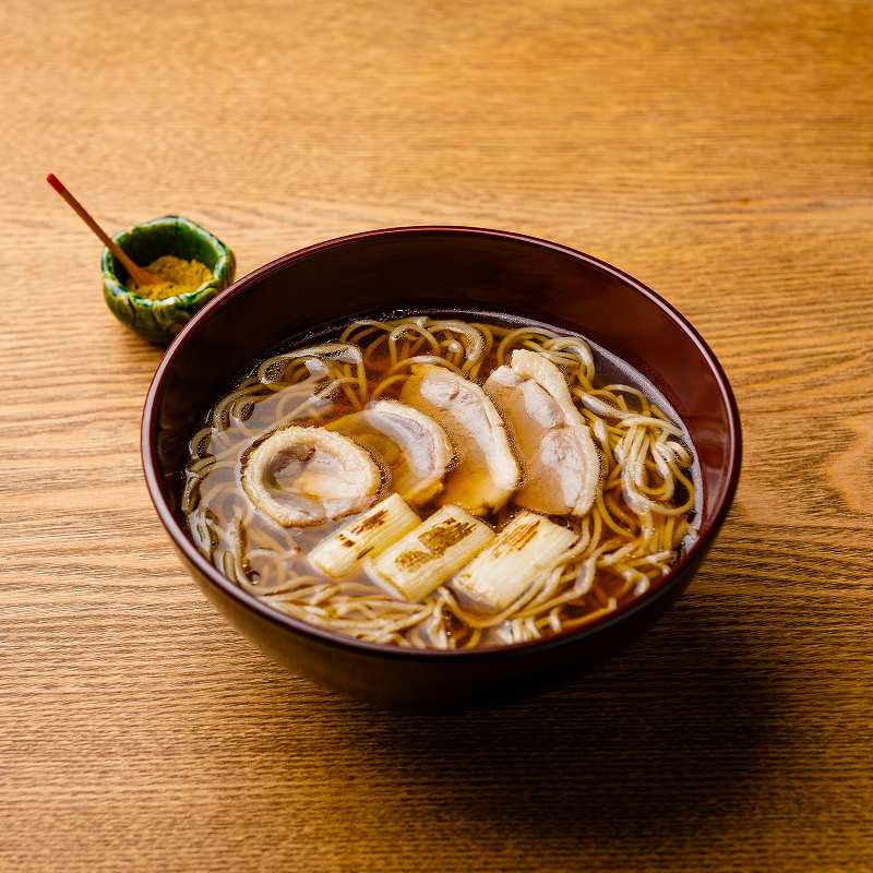 鴨南蛮そば麹漬け4食（馳走そば）