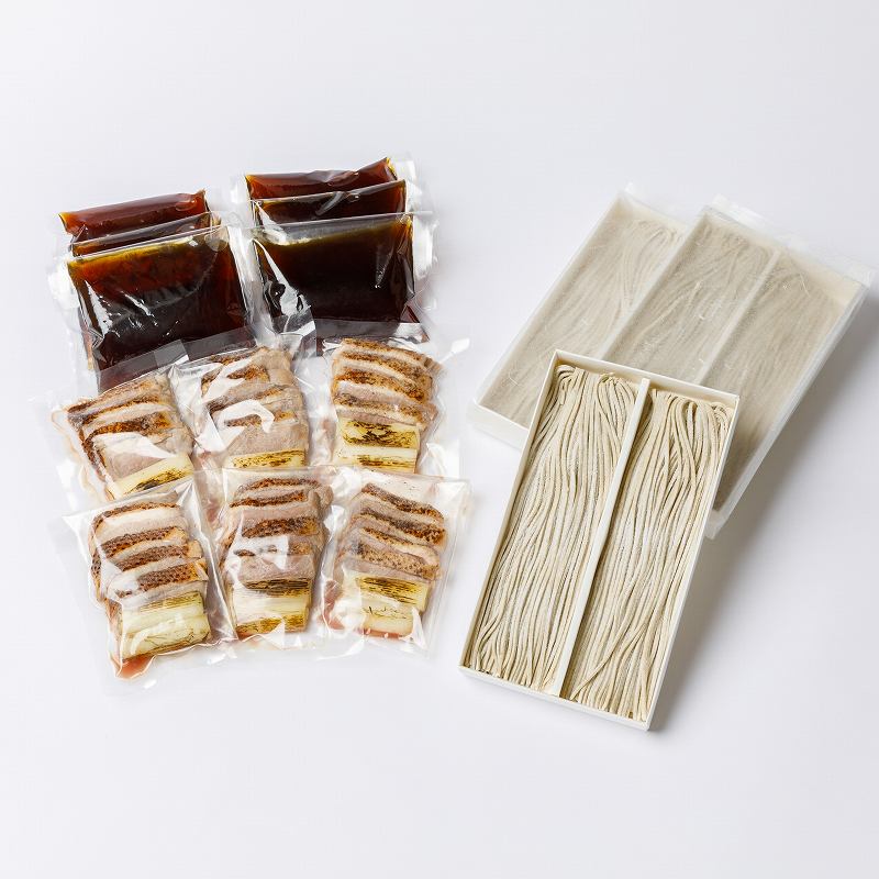 鴨汁そば麹漬け6食（馳走そば・つけそば）