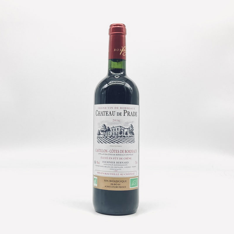 Ｃｈ・ド・プラド／コート・ド・ボルドー・カスティヨン・エルヴェ・アン・フュ・ド・シェーヌ１６　７５０ｍｌ