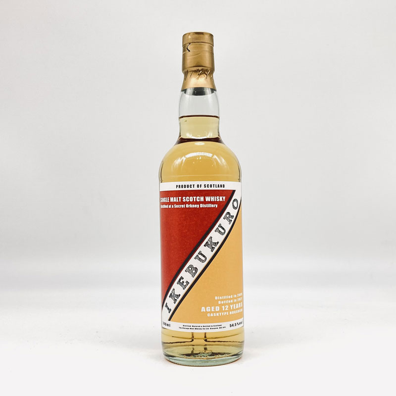 【量売】「ＩＫＢモルト」シークレットオークニー１２年２００９　ホグスヘッド