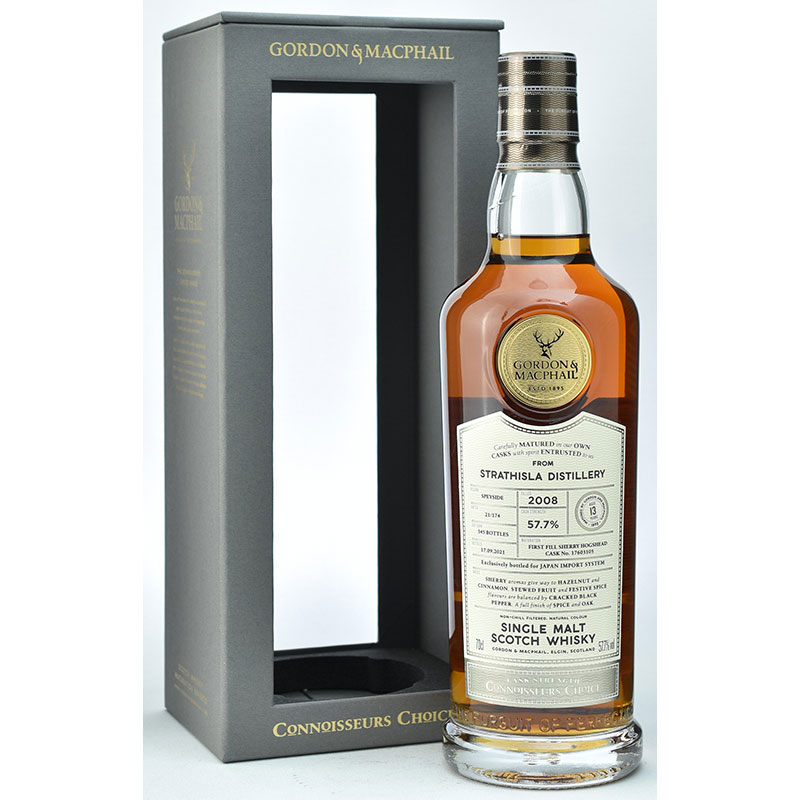 ストラスアイラ２００８　１３年Ｇ＆Ｍコニサーズチョイスカスクストレングス　７００ｍｌ