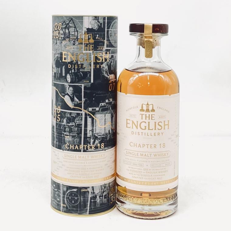ザ・イングリッシュウイスキーｃｈａｐｔｅｒ１８　１８周年記念ボトル　７００ｍｌ