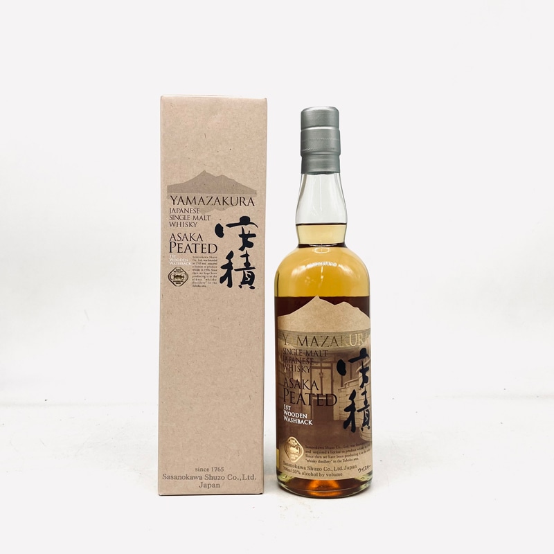 山桜シングルモルト安積　１ｓｔ　ＷｏｏｄｅｎＷａｓｈｂａｃｋピーテッド　７００ｍｌ
