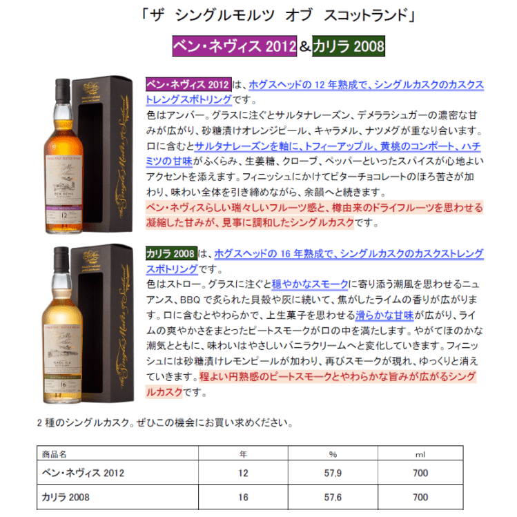 【先行予約】ザ　シングル　モルツ　オブ　スコットランド