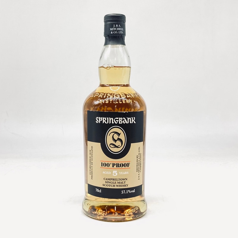 スプリングバンク５年１００プルーフ　並行輸入品　７００ｍｌ