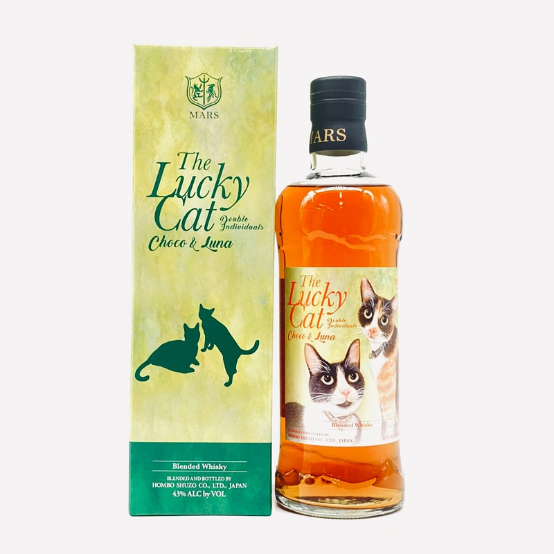 マルスウイスキーザ・ラッキーキャットチョコ＆ルナ　７００ｍｌ