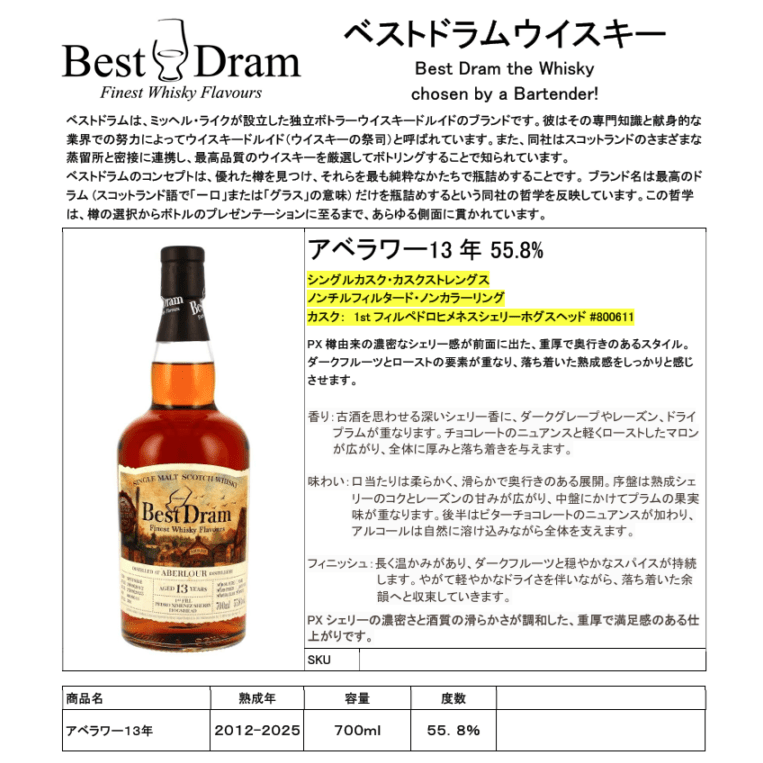 アベラワー　2種　700ml ウイスキー 先行予約】アベラワー13年 700ml （在庫あり） | ウイスキー