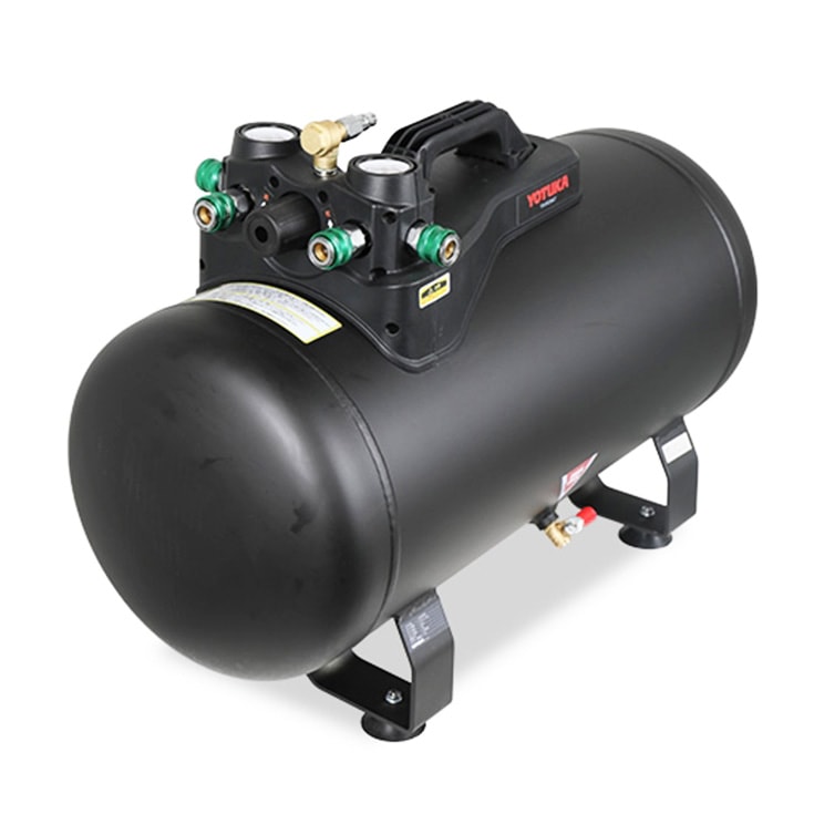 エアーコンプレッサー アルミ製サブタンク 36L YS-DC36LT【2年保証 
