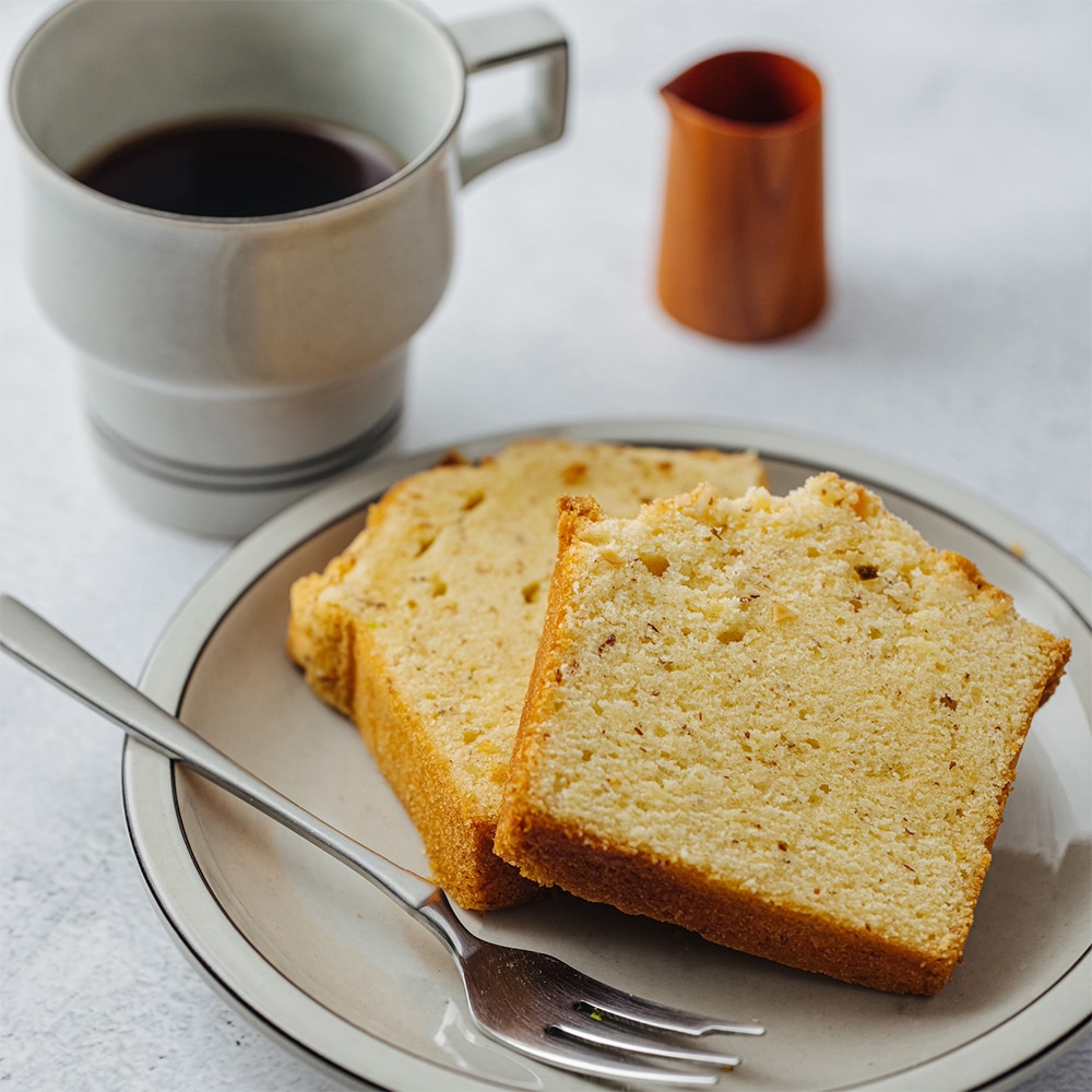 しっとり感を追求してできたアーモンドパウンド