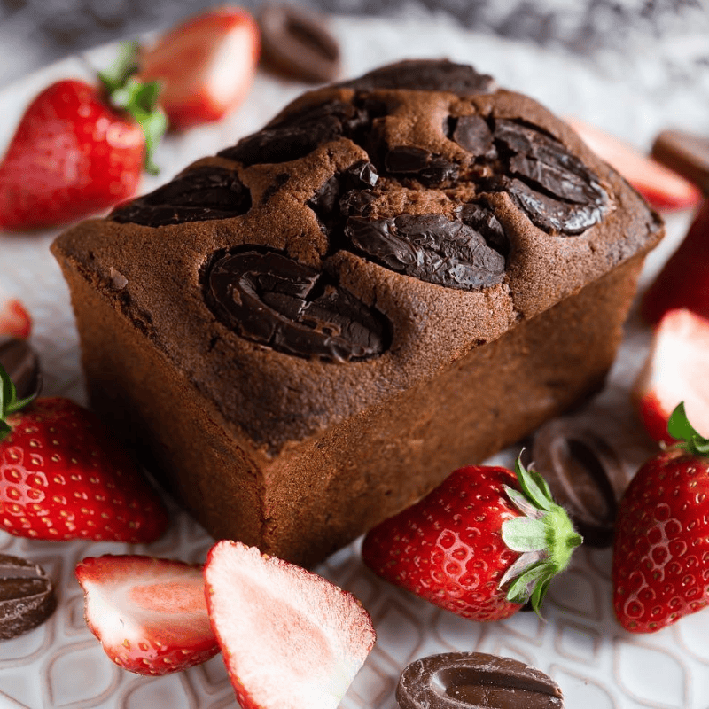 【2月】ミガキイチゴのチョコブラウニ―パウンド