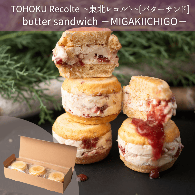 [12/1出荷開始]バターサンド【Butter sandwich(MIGAKIICHIGO)】