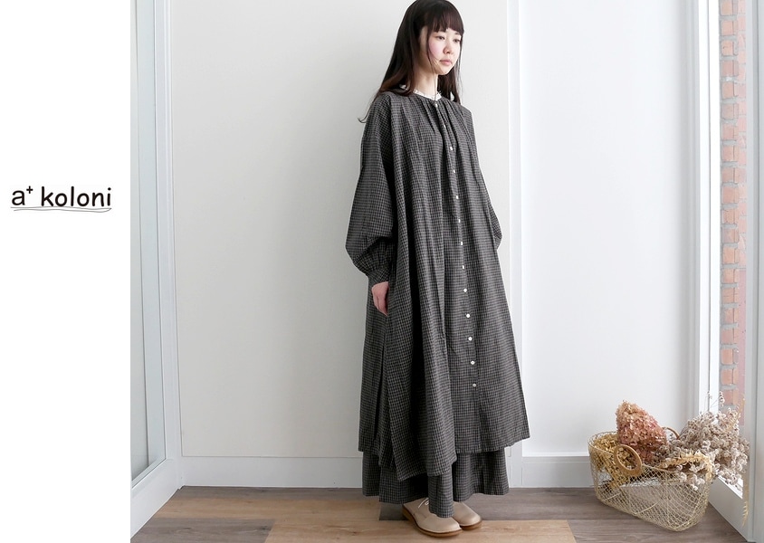 シルバー金具 コロニーa+koloni フリル袖ワンピース | ccfl.ie