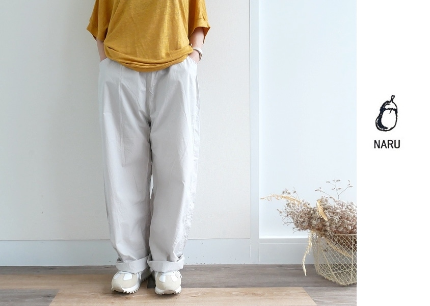 パンツ narunaru6101 NARU（ナル）＊タイプライターダンプノッポパンツ(3色)】 | BOTTOMS