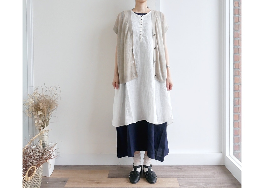 a+koloni エプロンワンピース 美品 a+koloni(コロニー） 22057012 起毛ビエラエプロンワンピース