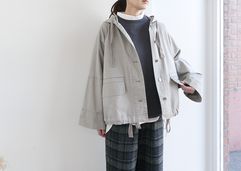 ista-ire イスタイーレ デニムバルーンジャケット ista-ire（イスタイーレ）＊6.5oz綿麻甘撚りデニム バルーン