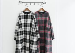 ista-ire（イスタイーレ）＊起毛フラワープリントティアードワンピース