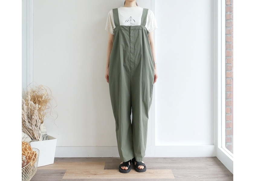 【mao made(マオメイド)＊ワッシャーFISHERMANサロペット(2色)】