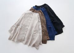 ��Hands of creation�ʥϥ󥺥��֥��ꥨ�������ˡ�60/-Linen��ǲ��å��㡼���������롼�ͥå�7ʬµ�����ǥ�����֥饦��(4��)��