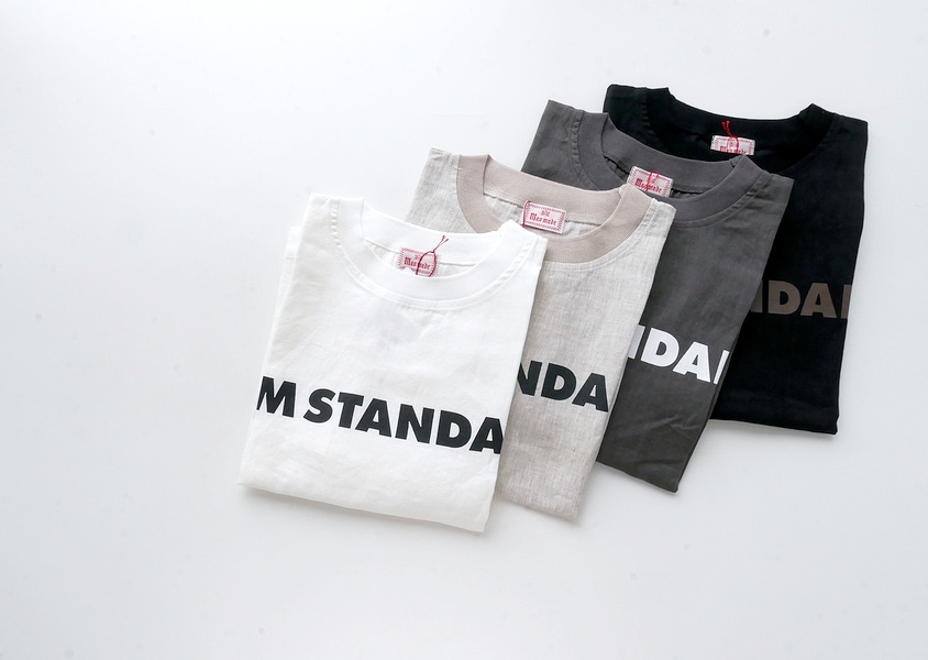 mao made(マオメイド)＊リネンFABRIC JAM STANDARD布帛TEE(4色
