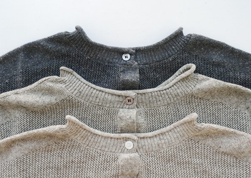��YURK�ʥ�륯�ˡ�LINEN MIX KNIT ���λ��Ԥ�����2WAY�����ǥ�����(3��)��