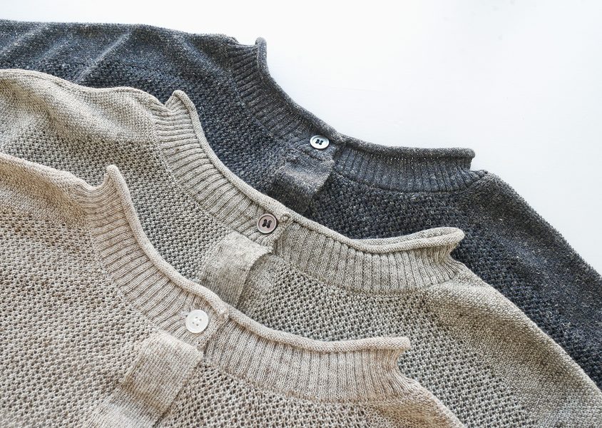 ��YURK�ʥ�륯�ˡ�LINEN MIX KNIT ���λ��Ԥ�����2WAY�����ǥ�����(3��)��