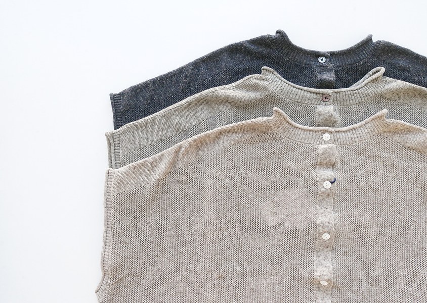 ��YURK�ʥ�륯�ˡ�LINEN MIX KNIT ���λ��Ԥ�����2WAY�����ǥ�����(3��)��