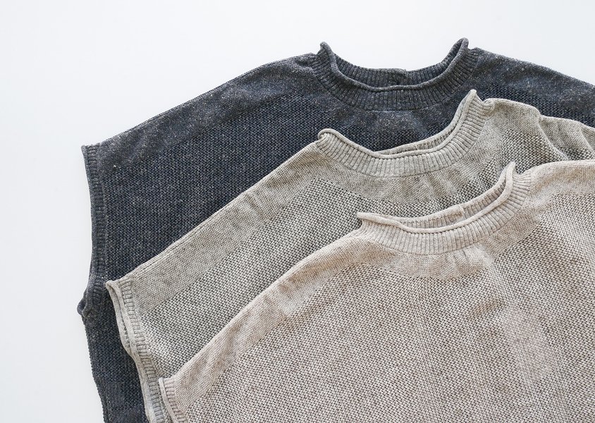 ��YURK�ʥ�륯�ˡ�LINEN MIX KNIT ���λ��Ԥ�����2WAY�����ǥ�����(3��)��