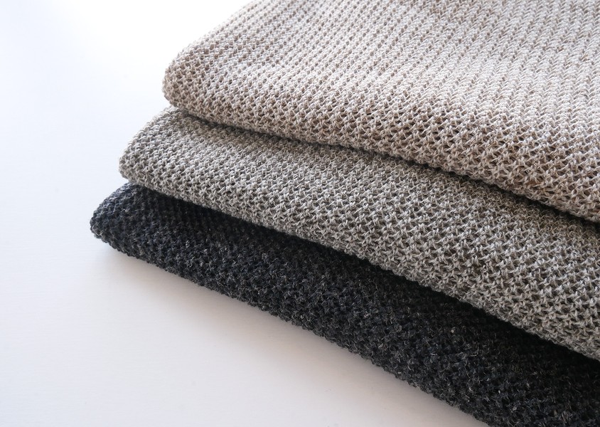 ��YURK�ʥ�륯�ˡ�LINEN MIX KNIT ���λ��Ԥߥݥ��˥å�(3��)��