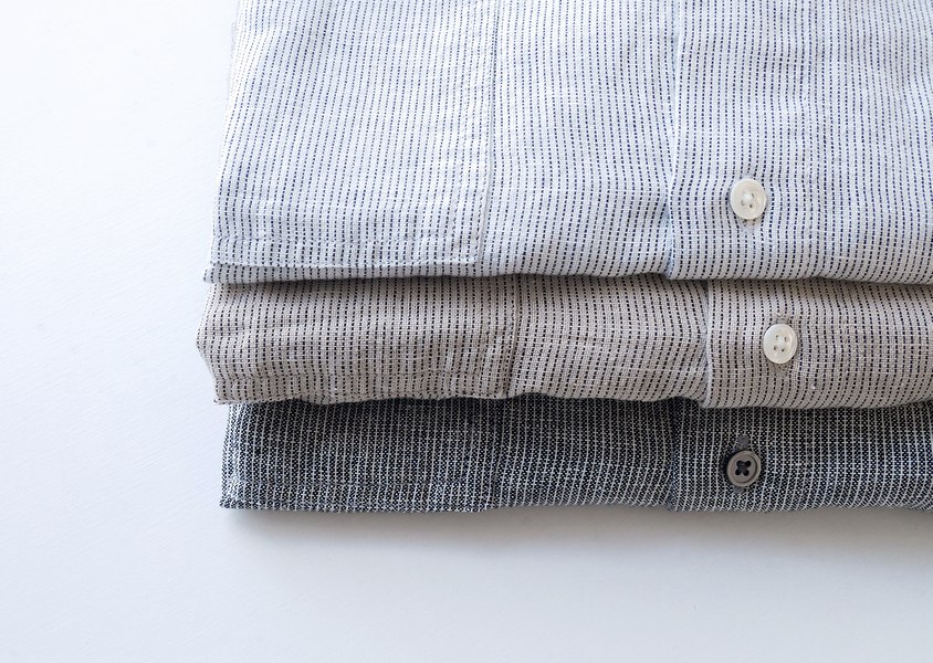 HEAVENLY ヘブンリー コットン リネン ストライプ ワイド シャツ HEAVENLY ヘブンリー］ #005 Cotton Linen Stripe Wide Shirt