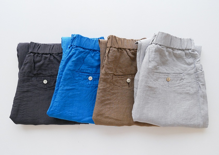 ハンズオブクリエイション今季購入新品タグ付き未使用　コットンリネンパンツ ハンズオブクリエイション今季購入新品タグ付き未使用 コットン