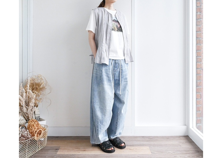 30％OFF【te-to(テト)＊リネンサイドリボンブラウス(3色)】 | TOPS 