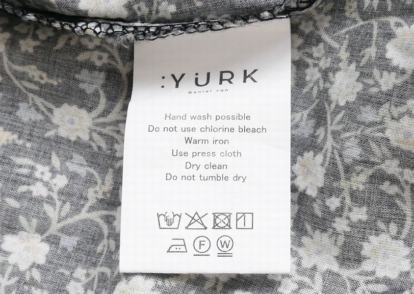 ��YURK�ʥ�륯�ˡ�FLOUR PRINT�ɥ�ޥ󥮥㥶�����ԡ���(2��)��