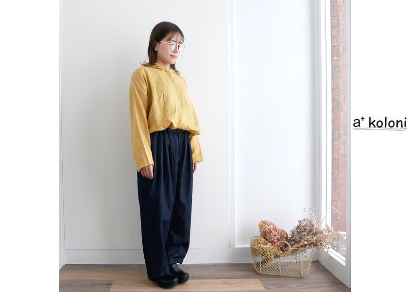 a+koloni（コロニー）＊アズマダキリネンベーシックチュニック(5