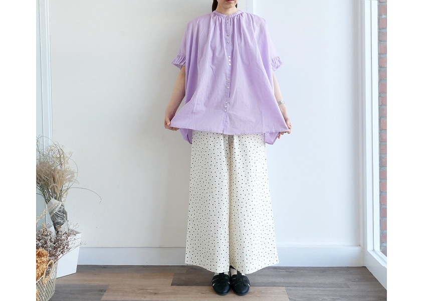 30%OFF【a+koloni（コロニー）＊C/Lフリルスリーブチュニック(4