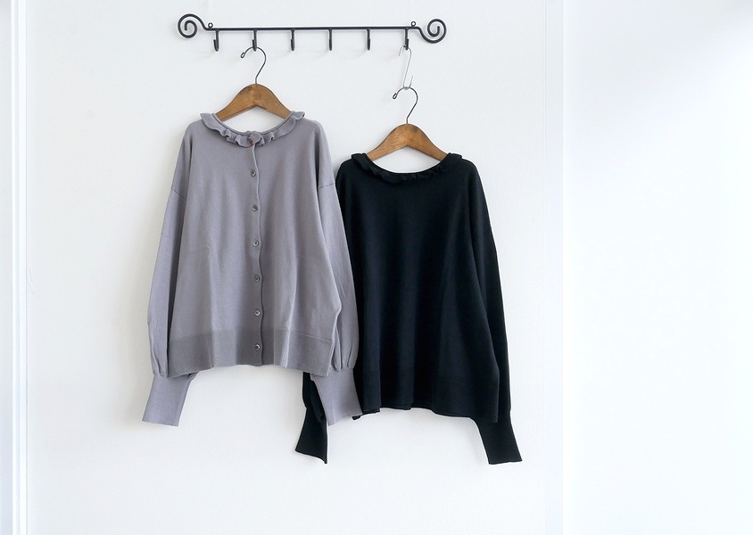 mao made(マオメイド)＊フリルカラー2WAYプルオーバー(2色)】 | TOPS