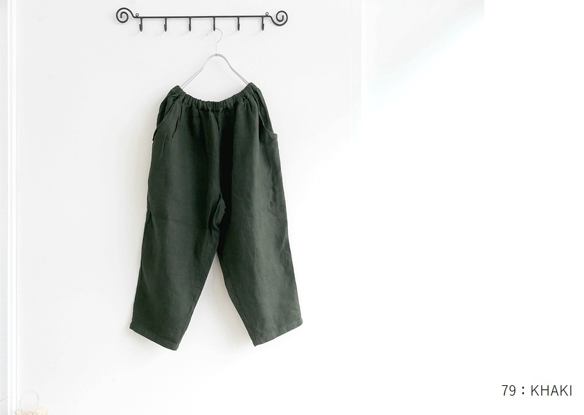 istaーireよくばりパンツ 別注｜着丈選べる 平織リネンよくばりパンツ（ista-ire）の商品詳細