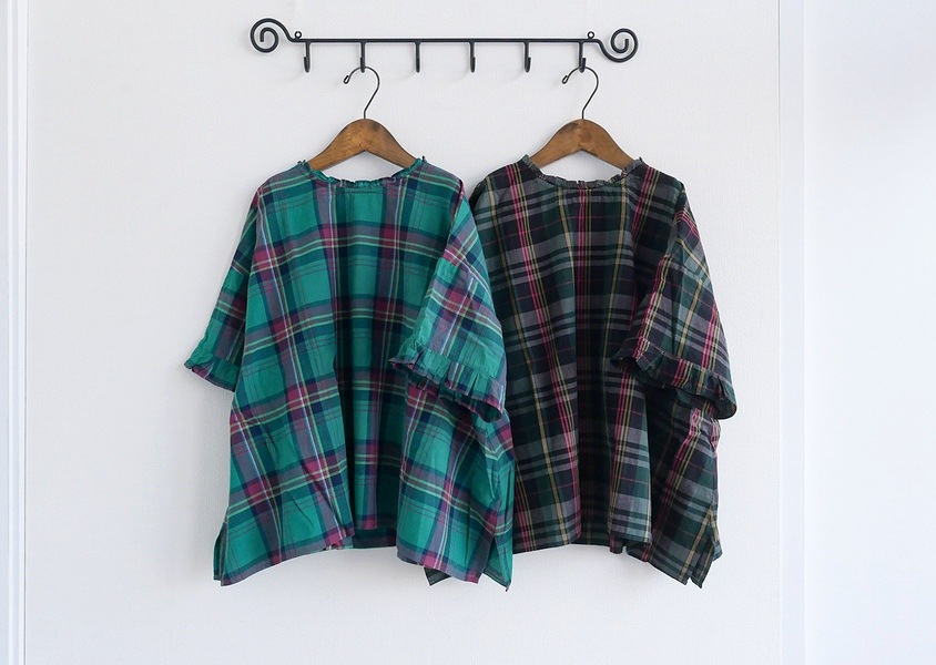��Hands of creation�ʥϥ󥺥��֥��ꥨ�������ˡ�madras check �ե��ץ륪���С��֥饦��(2��)��