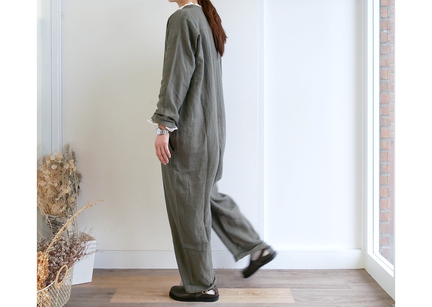 a+koloni（コロニー)＊アズマダキリネンオールインワン(4色