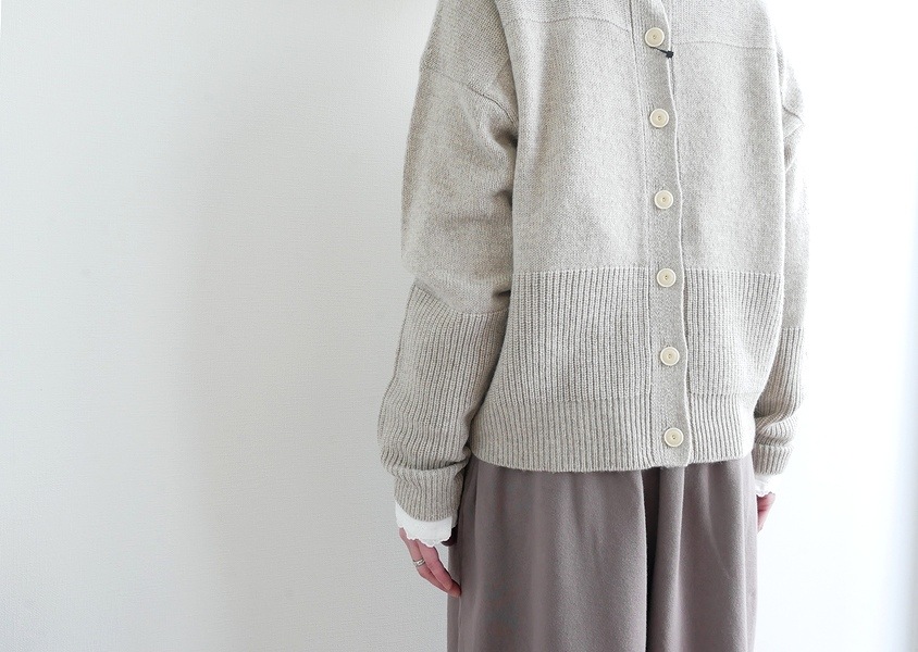 Hands of creation　ニットカーディガン Hands of creation（ハンズオブクリエイション）＊LINEN WOOL 7G 2Way