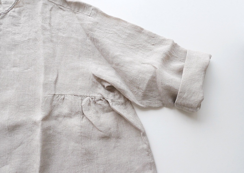 ��Hands of creation�ʥϥ󥺥��֥��ꥨ�������ˡ�60/-Linen��ǲ��å��㡼���������롼�ͥå�7ʬµ�����ǥ֥饦��(3��)��